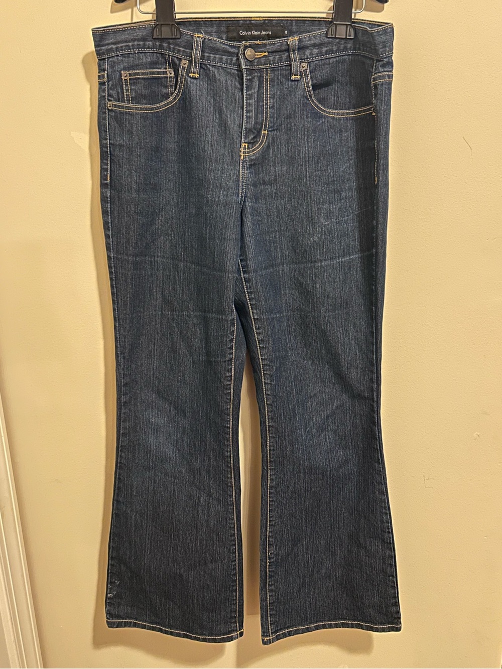 Calvin‎ Klein Jeans Women's Dark Indigo Flare Jeans